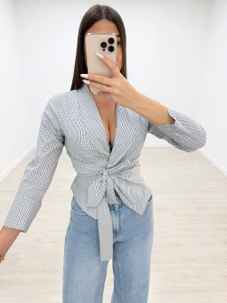 copy of CAMISA ANUDADA CUADROS