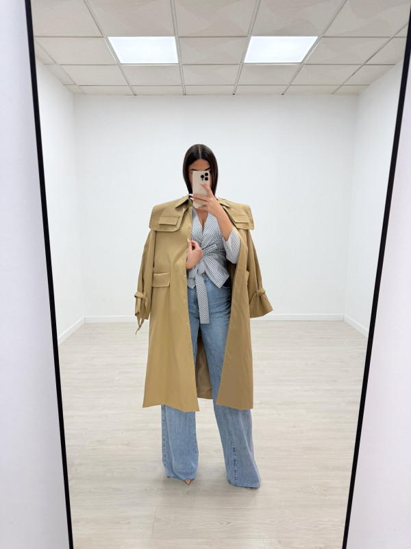 CAMISA ANUDADA CUADROS