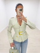 BLAZER PREMIUM CINTURÓN - BEIGE