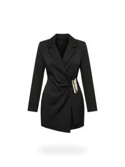MONO BLAZER DETALLE - NEGRO