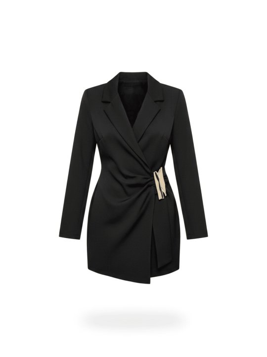 MONO BLAZER DETALLE - NEGRO