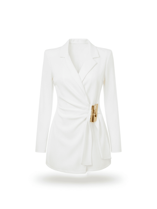 MONO BLAZER DETALLE - BLANCO ROTO