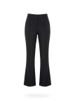 PANTALÓN DE VESTIR FLARED CROP - NEGRO
