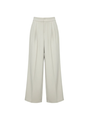 PANTALÓN DE VESTIR DOBLE BOTÓN - BEIGE