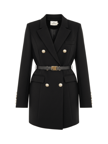 BLAZER VESTIDO PREMIUM - NEGRA