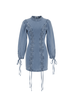 VESTIDO CUERDAS PREMIUM - DENIM