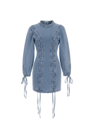 VESTIDO CUERDAS PREMIUM - DENIM