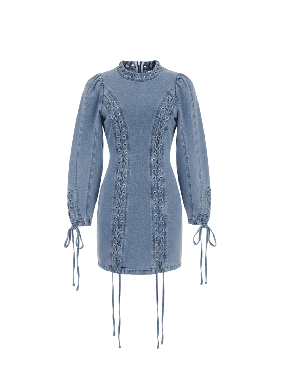 VESTIDO CUERDAS PREMIUM - DENIM