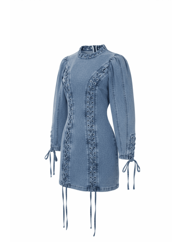 VESTIDO CUERDAS PREMIUM - DENIM