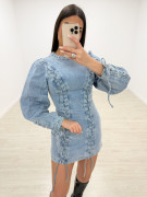 VESTIDO CUERDAS PREMIUM - DENIM