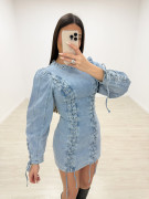 VESTIDO CUERDAS PREMIUM - DENIM