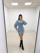 VESTIDO CUERDAS PREMIUM - DENIM