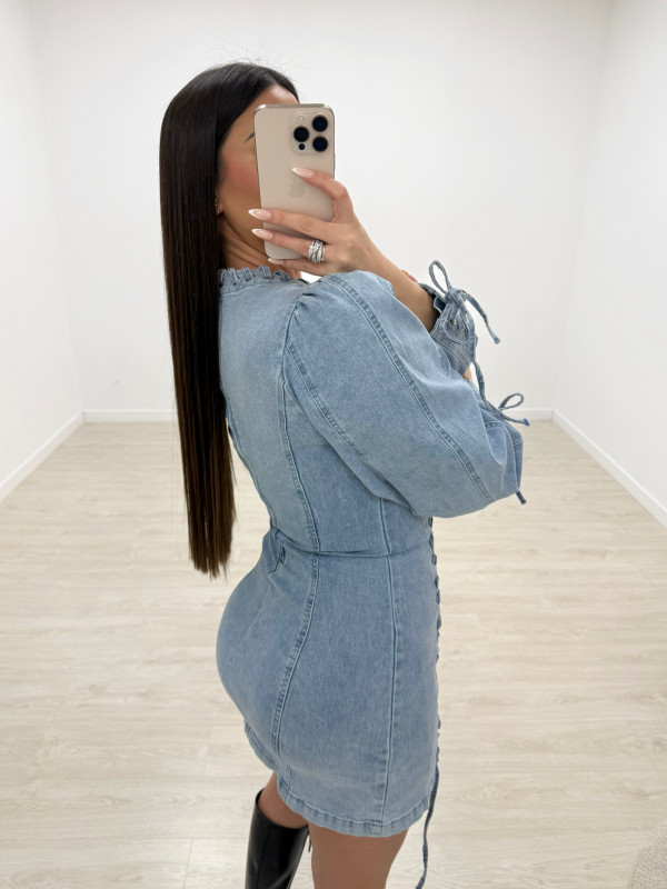 VESTIDO CUERDAS PREMIUM - DENIM