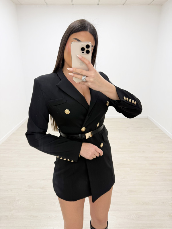 BLAZER VESTIDO PREMIUM - NEGRA