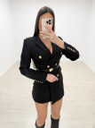 BLAZER VESTIDO PREMIUM - NEGRA