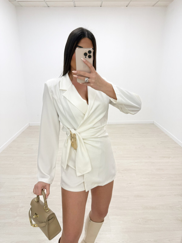 MONO BLAZER DETALLE - BLANCO ROTO