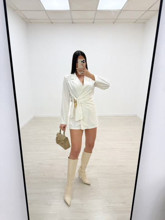 MONO BLAZER DETALLE - BLANCO ROTO