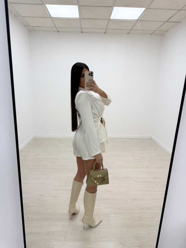 MONO BLAZER DETALLE - BLANCO ROTO