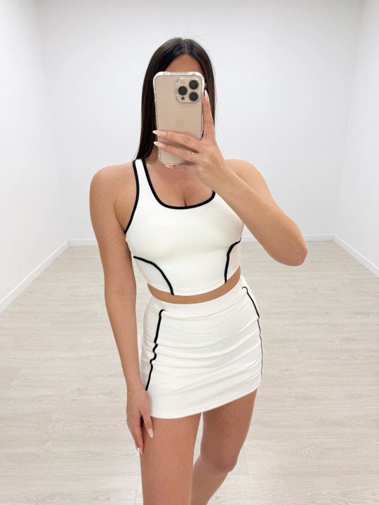 CONJUNTO YOGA 59181 - BLANCO