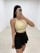TOP YOGA COMFORTLUX - BEIGE