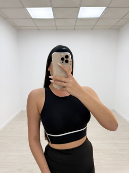 TOP YOGA COMFORTLUX - NEGRO