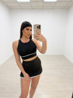 TOP YOGA COMFORTLUX - NEGRO