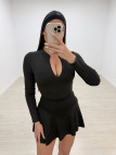BODY YOGA CREMALLERA - NEGRO