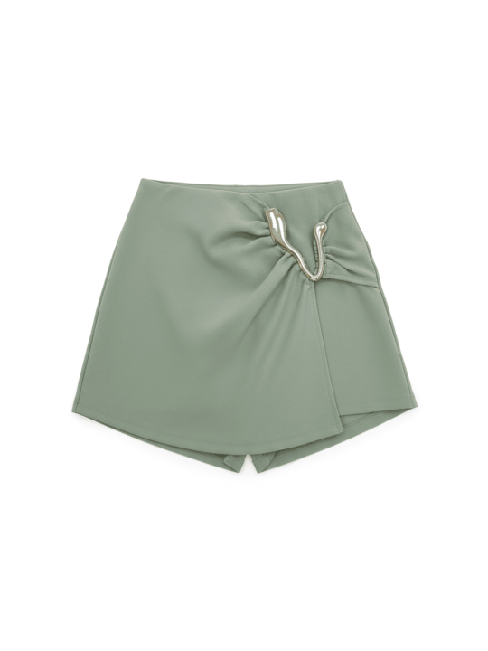 FALDA PANTALÓN DETALLE - VERDE