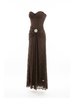 VESTIDO DIANA PREMIUM - MARRÓN