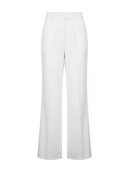 PANTALÓN DE VESTIR EXCLUSIVO - BLANCO