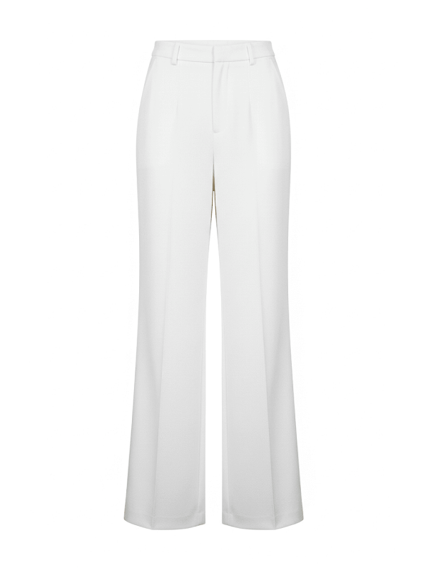 PANTALÓN DE VESTIR EXCLUSIVO - BLANCO