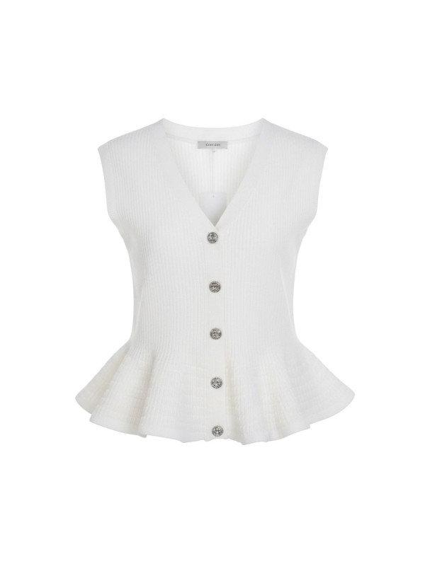 CHALECO ELISABETTA - BLANCO