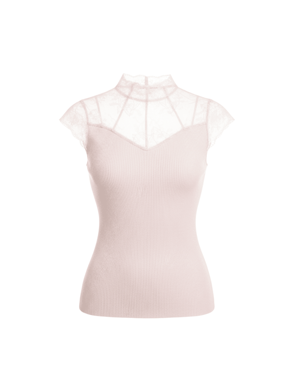 copy of TOP PUNTO COMBINADO ENCAJE - BLANCO