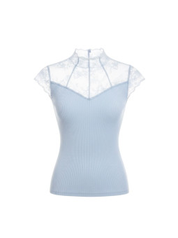 copy of TOP PUNTO COMBINADO ENCAJE - BLANCO