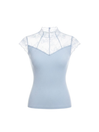 copy of TOP PUNTO COMBINADO ENCAJE - BLANCO