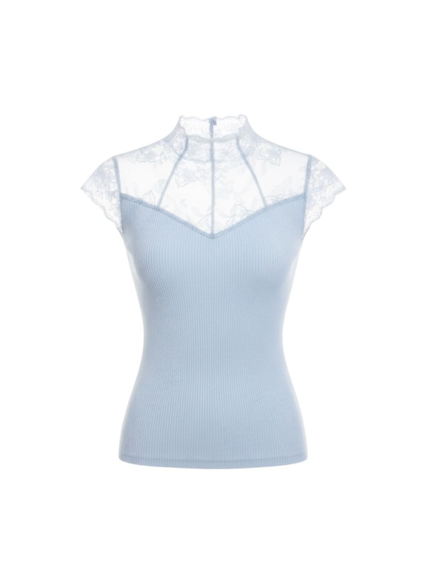 copy of TOP PUNTO COMBINADO ENCAJE - BLANCO