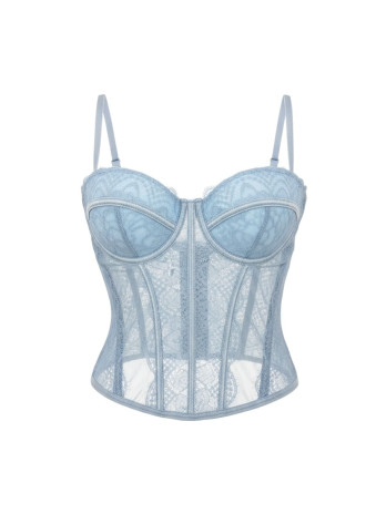 CORSÉ ENCAJE - CELESTE