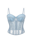 CORSÉ ENCAJE - CELESTE