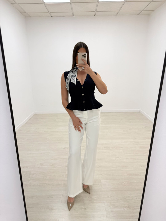 CHALECO ELISABETTA - AZUL MARINO