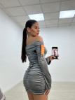 VESTIDO KAREN TERCIOPELO GRIS
