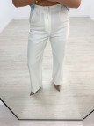 PANTALÓN DE VESTIR EXCLUSIVO - BLANCO