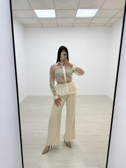 PANTALÓN DE VESTIR 9211 - BEIGE