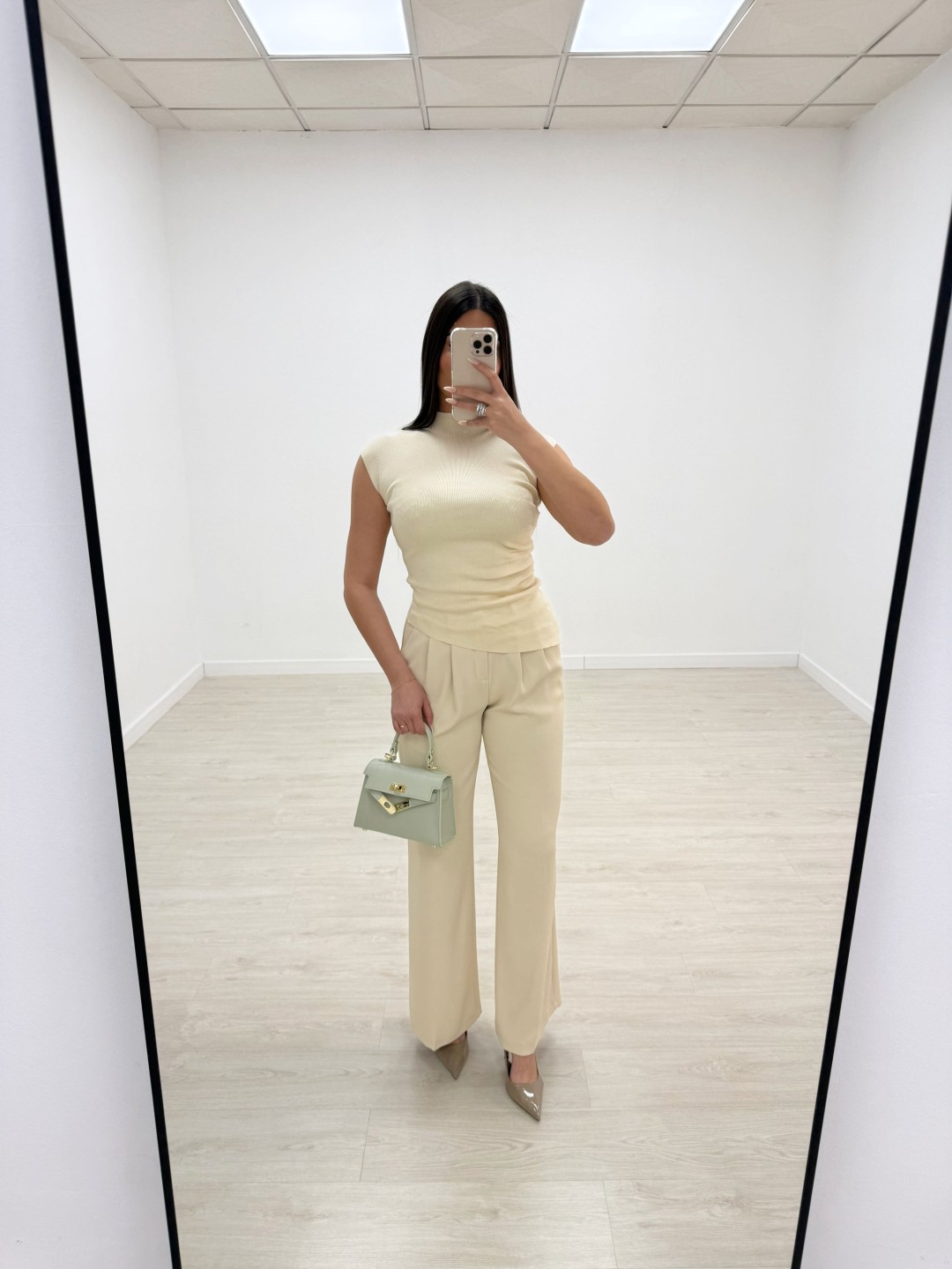 PANTALÓN DE VESTIR 9211 - BEIGE