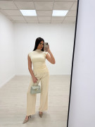 PANTALÓN DE VESTIR 9211 - BEIGE