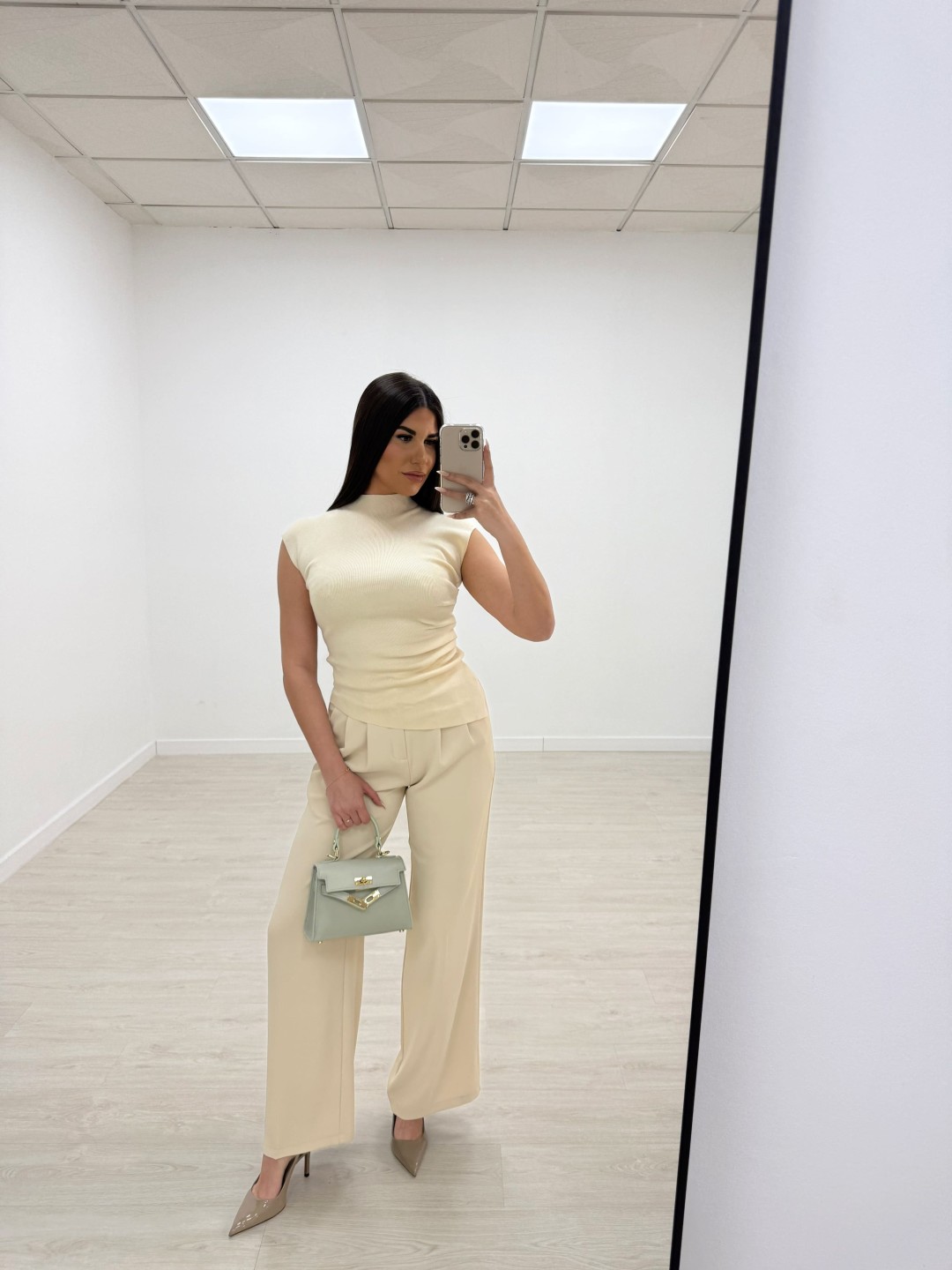 PANTALÓN DE VESTIR 9211 - BEIGE