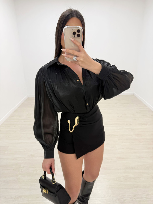 CAMISA CATALINA - NEGRA