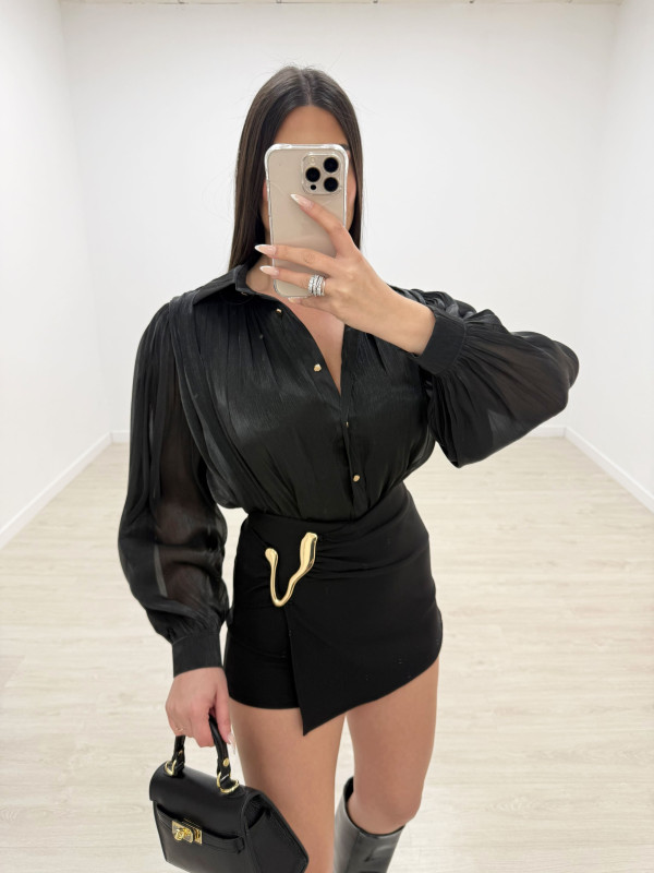 CAMISA CATALINA - NEGRA