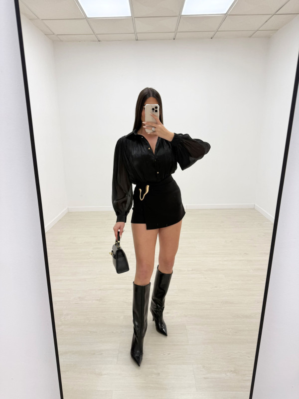 CAMISA CATALINA - NEGRA