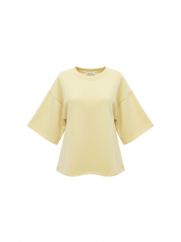CAMISETA BASIC SILUETA - AMARILLA