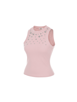 TOP TACHAS ALGODÓN - ROSA